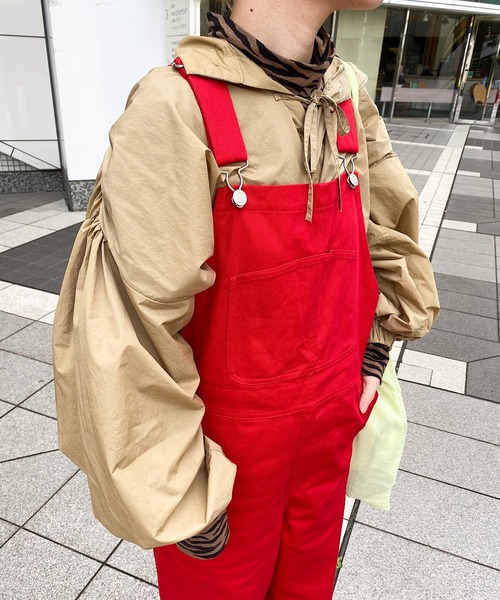 nimiru（ニミル）の「オーバーオール（サロペット/オーバーオール・レディース・ブラウン/レッド/クリーム・FREE）」の13枚目の写真