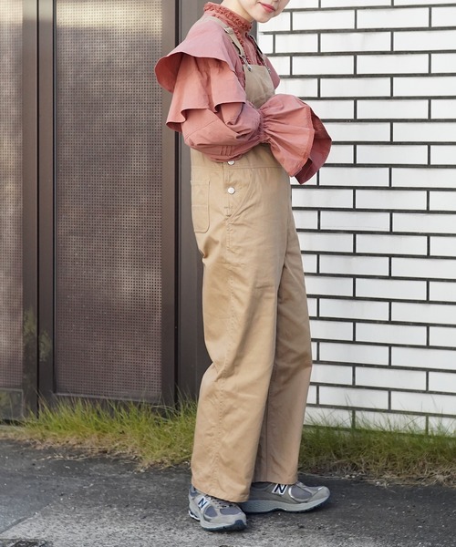 nimiru（ニミル）の「オーバーオール（サロペット/オーバーオール・レディース・ブラウン/レッド/クリーム・FREE）」の10枚目の写真