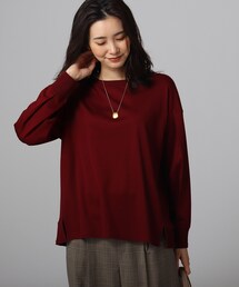 UNTITLED | 【洗える】イレギュラーヘムカットソー(Tシャツ/カットソー)