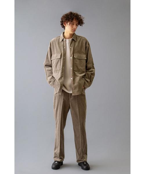 MONKEY TIME（モンキータイム）の「＜monkey time＞ 8W SOFT CORD TROUSER/トラウザーズ（スラックス・メンズ・ベージュ/ダークグレー/ライトグレー・L/M/S/XL）」の9枚目の写真