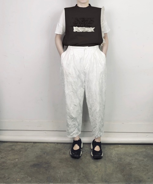 mudoca ギャザーフリルのジレ ¥18700 mudoca（ムドカ）の「ギャザーフリルのジレ（ベスト）」 - WEAR