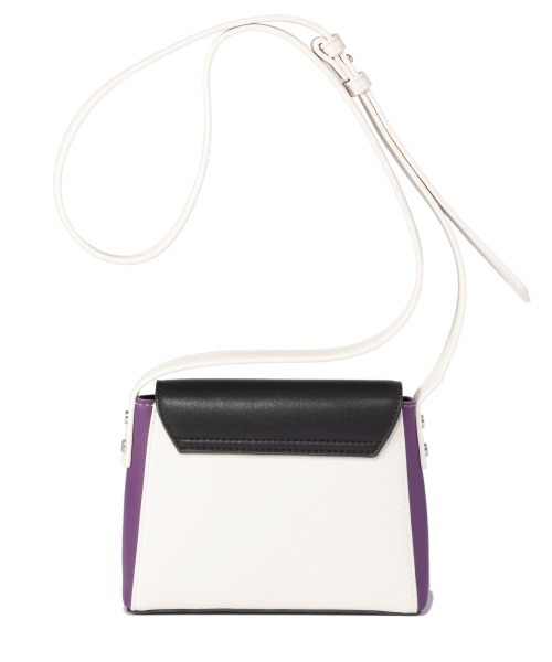 PAGEBOY（ページボーイ）の「カラーパッチミニショルダー（ショルダーバッグ・レディース・ブラック×パープル/パイソン・FREE）」の8枚目の写真