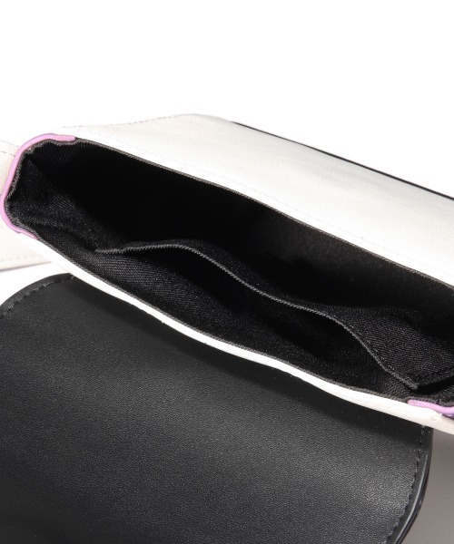 PAGEBOY（ページボーイ）の「カラーパッチミニショルダー（ショルダーバッグ・レディース・ブラック×パープル/パイソン・FREE）」の12枚目の写真