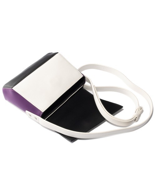 PAGEBOY（ページボーイ）の「カラーパッチミニショルダー（ショルダーバッグ・レディース・ブラック×パープル/パイソン・FREE）」の16枚目の写真