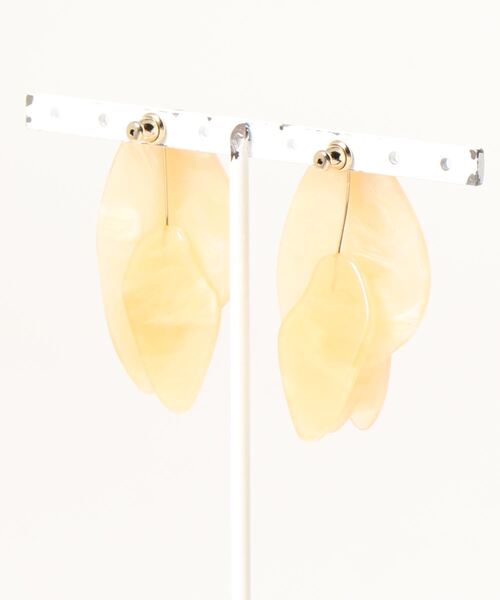 NO WAY(ノーウェイ)の「/LW/アクリルトリオピアス - Acrylic Trio Pierce(ピアス(両耳用)・レディース・ベージュ・FREE)」の2枚目の写真