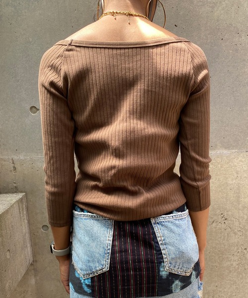 atmos pink（アトモスピンク）の「Sustainable atmos pink / ワイドリブプルオーバー（パーカー・レディース・その他2/その他3/その他1・F）」の9枚目の写真