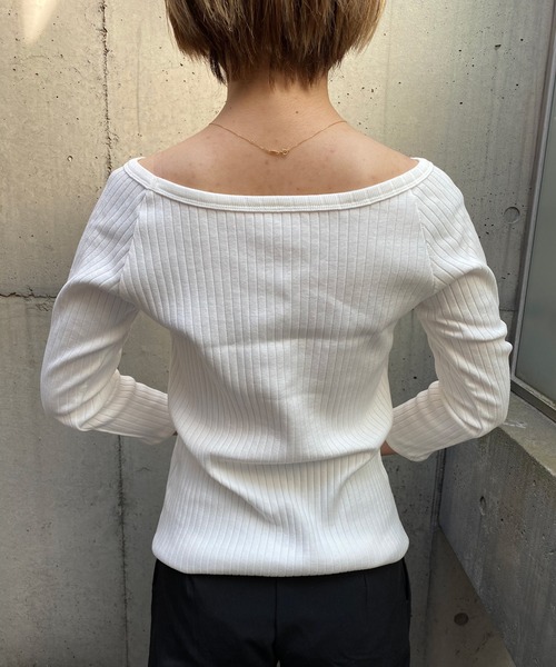 atmos pink（アトモスピンク）の「Sustainable atmos pink / ワイドリブプルオーバー（パーカー・レディース・その他2/その他3/その他1・F）」の7枚目の写真