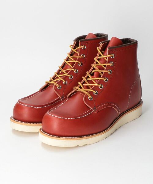 RED WING(レッドウィング)の「RED WING(レッドウィング)6" CLASSIC MOC(ブーツ・メンズ・ワインレッド・7h/8/9/8h)」の3枚目の写真