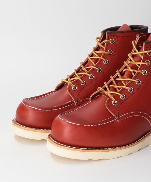 RED WING(レッドウィング)の「RED WING(レッドウィング)6" CLASSIC MOC(ブーツ・メンズ・ワインレッド・7h/8/9/8h)」の6枚目の写真