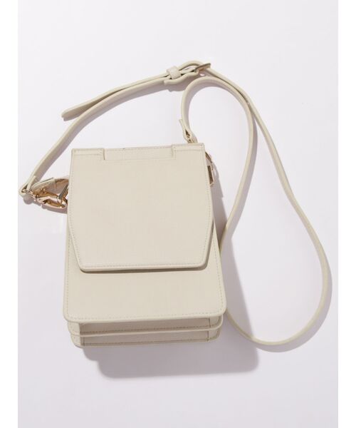 MURUA（ムルーア）の「マルチスクエアミニバッグ（ハンドバッグ・レディース・ブラック/アイボリー・FREE）」の14枚目の写真
