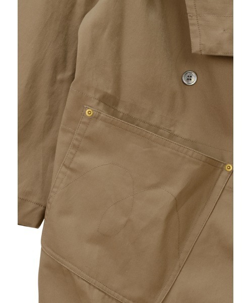 mercibeaucoup,（メルシーボークー）の「わさっトレンチ（トレンチコート・レディース・ベージュ/カーキ/ネイビー・0/01）」の6枚目の写真