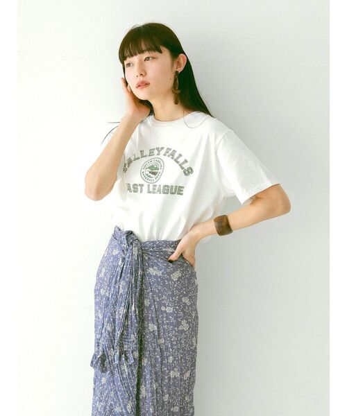 Ungrid（アングリッド）の「ヴィンテージロゴTee（Tシャツ/カットソー・レディース・オフホワイト/チャコールグレー/レッド・FREE）」の16枚目の写真