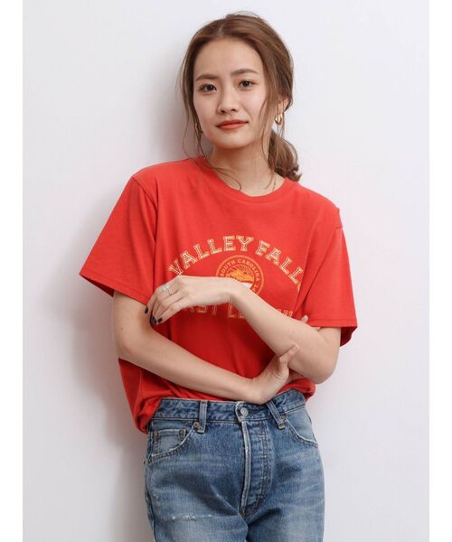 Ungrid（アングリッド）の「ヴィンテージロゴTee（Tシャツ/カットソー・レディース・オフホワイト/チャコールグレー/レッド・FREE）」の14枚目の写真