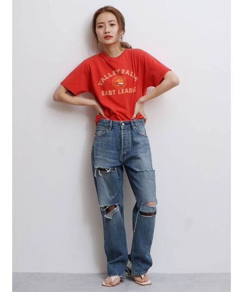 Ungrid（アングリッド）の「ヴィンテージロゴTee（Tシャツ/カットソー・レディース・オフホワイト/チャコールグレー/レッド・FREE）」の17枚目の写真