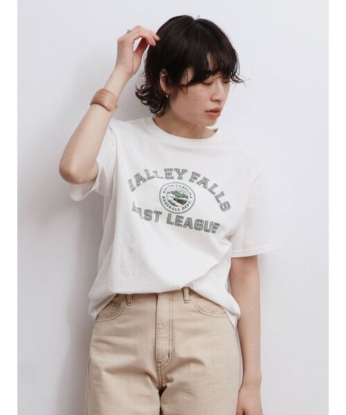 Ungrid（アングリッド）の「ヴィンテージロゴTee（Tシャツ/カットソー・レディース・オフホワイト/チャコールグレー/レッド・FREE）」の19枚目の写真