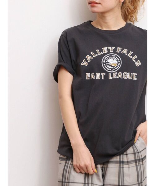 Ungrid（アングリッド）の「ヴィンテージロゴTee（Tシャツ/カットソー・レディース・オフホワイト/チャコールグレー/レッド・FREE）」の21枚目の写真