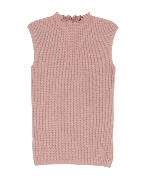 LAGUNAMOON（ラグナムーン）の「変形リブノースリーブニットプルオーバー（ニット/セーター・レディース・ブラウン/ブラック/ホワイト/ピンク・FREE）」の11枚目の写真