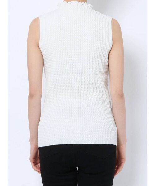 LAGUNAMOON（ラグナムーン）の「変形リブノースリーブニットプルオーバー（ニット/セーター・レディース・ブラウン/ブラック/ホワイト/ピンク・FREE）」の14枚目の写真