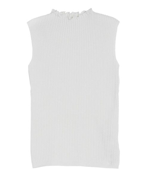 LAGUNAMOON（ラグナムーン）の「変形リブノースリーブニットプルオーバー（ニット/セーター・レディース・ブラウン/ブラック/ホワイト/ピンク・FREE）」の20枚目の写真