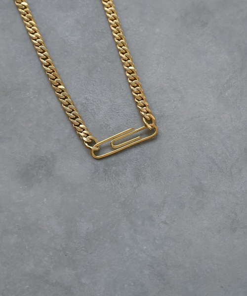 Editors Draw(エディターズドロー)の「Clip ブラスチェーンネックレス Ria. Jaysmee/リアジェイズミー(ネックレス・レディース・シルバー/ゴールド・ONE SIZE)」の12枚目の写真