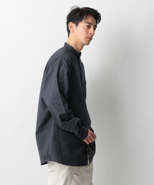 GLOBAL WORK(グローバルワーク)の「ライトオックスBIGシャツ/925943(シャツ/ブラウス・メンズ・ダークグレー/アイボリー・MEDIUM/LARGE)」の3枚目の写真