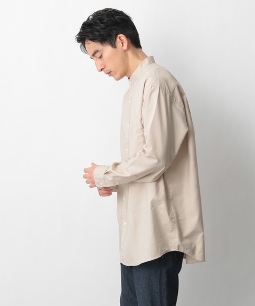 GLOBAL WORK(グローバルワーク)の「ライトオックスBIGシャツ/925943(シャツ/ブラウス・メンズ・ダークグレー/アイボリー・MEDIUM/LARGE)」の7枚目の写真