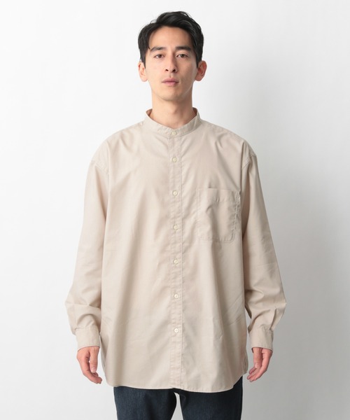GLOBAL WORK(グローバルワーク)の「ライトオックスBIGシャツ/925943(シャツ/ブラウス・メンズ・ダークグレー/アイボリー・MEDIUM/LARGE)」の10枚目の写真