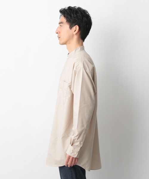 GLOBAL WORK(グローバルワーク)の「ライトオックスBIGシャツ/925943(シャツ/ブラウス・メンズ・ダークグレー/アイボリー・MEDIUM/LARGE)」の14枚目の写真