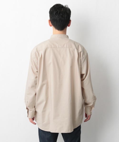 GLOBAL WORK(グローバルワーク)の「ライトオックスBIGシャツ/925943(シャツ/ブラウス・メンズ・ダークグレー/アイボリー・MEDIUM/LARGE)」の12枚目の写真
