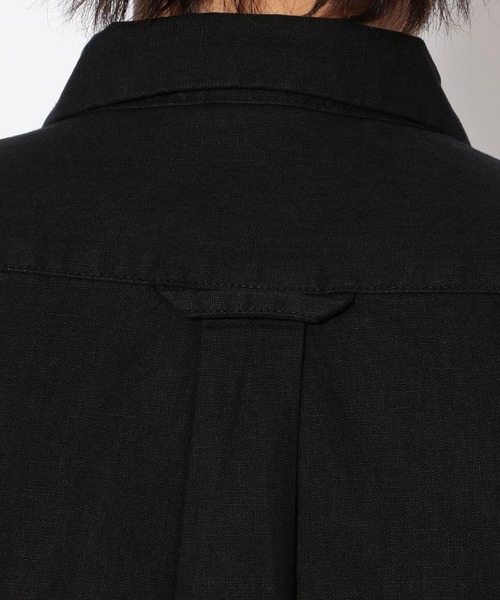 MANASTASH（マナスタッシュ）の「MANASTASH/マナスタッシュ HEMP OPENCOLLAR SHIRT 綿麻半袖シャツ（シャツ/ブラウス・メンズ・ブラック/カーキ/キナリ・MEDIUM/X-LARGE/LARGE）」の7枚目の写真