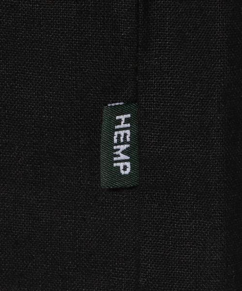 MANASTASH（マナスタッシュ）の「MANASTASH/マナスタッシュ HEMP OPENCOLLAR SHIRT 綿麻半袖シャツ（シャツ/ブラウス・メンズ・ブラック/カーキ/キナリ・MEDIUM/X-LARGE/LARGE）」の11枚目の写真