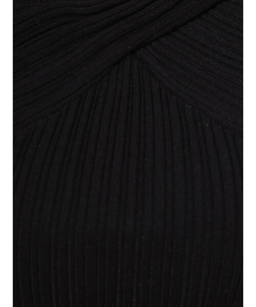 MERCURYDUO（マーキュリーデュオ）の「3WAYツイストオフショルリブニット（ニット/セーター・レディース・ブラック/オフホワイト/グリーン/ラベンダー・FREE）」の12枚目の写真