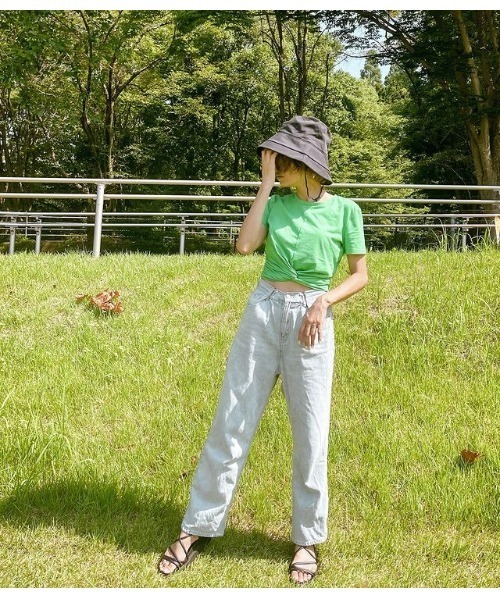 14+（イチヨンプラス）の「UVつば広ハット/あご紐付き（ハット・レディース・ブラック/ベージュ/モカ/ブラウン系その他/ベージュ系その他/ブラック系その他/ピンク/チャコール/ライトベージュ/ライトブルー・FREE）」の17枚目の写真