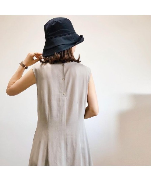 14+（イチヨンプラス）の「UVつば広ハット/あご紐付き（ハット・レディース・ブラック/ベージュ/モカ/ブラウン系その他/ベージュ系その他/ブラック系その他/ピンク/チャコール/ライトベージュ/ライトブルー・FREE）」の21枚目の写真