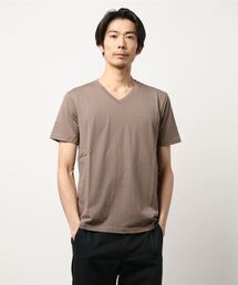 【ZERO STAIN】無地VネックTシャツ 汗染み防止加工