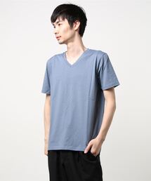 【ZERO STAIN】無地VネックTシャツ 汗染み防止加工