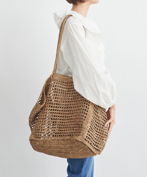 DouDou(ドゥドゥ)の「【MADE IN MADA /メイドインマダ】HIT BAG(かごバッグ・レディース・ブラウン・FREE)」の6枚目の写真