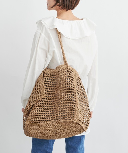 DouDou(ドゥドゥ)の「【MADE IN MADA /メイドインマダ】HIT BAG(かごバッグ・レディース・ブラウン・FREE)」の8枚目の写真