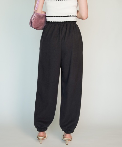 yuue' ( wear )（ユーイ）の「ドローリブスウェットパンツ（スウェットパンツ・レディース・ホワイト/ブラック/グレー・FREE）」の17枚目の写真