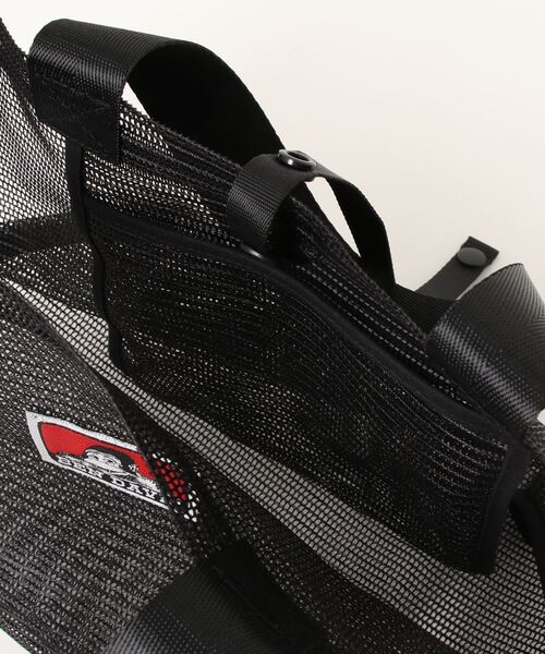 BEN DAVIS（ベンデイビス）の「《BEN DAVIS》MESH TOTE　S（トートバッグ・メンズ・ホワイト/ブラック/パープル/カモフラージュ・FREE）」の8枚目の写真