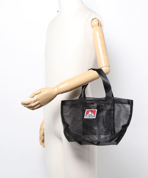 BEN DAVIS（ベンデイビス）の「《BEN DAVIS》MESH TOTE　S（トートバッグ・メンズ・ホワイト/ブラック/パープル/カモフラージュ・FREE）」の7枚目の写真