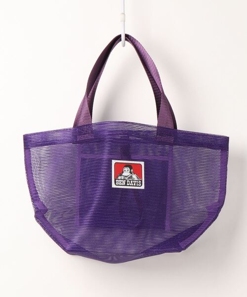 BEN DAVIS（ベンデイビス）の「《BEN DAVIS》MESH TOTE　S（トートバッグ・メンズ・ホワイト/ブラック/パープル/カモフラージュ・FREE）」の10枚目の写真