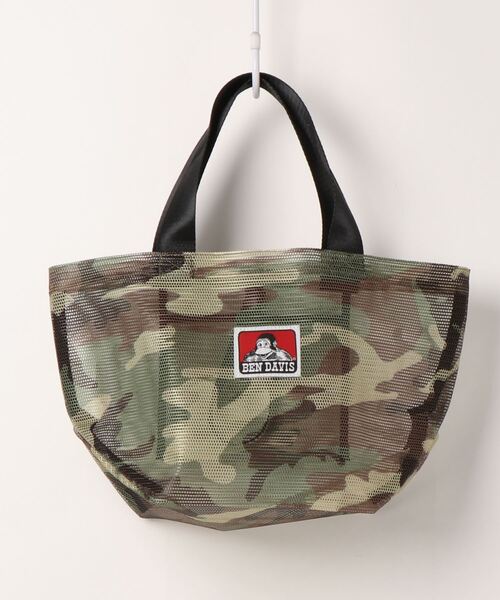BEN DAVIS（ベンデイビス）の「《BEN DAVIS》MESH TOTE　S（トートバッグ・メンズ・ホワイト/ブラック/パープル/カモフラージュ・FREE）」の12枚目の写真