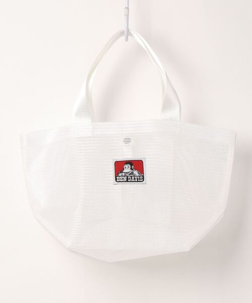 BEN DAVIS（ベンデイビス）の「《BEN DAVIS》MESH TOTE　S（トートバッグ・メンズ・ホワイト/ブラック/パープル/カモフラージュ・FREE）」の14枚目の写真