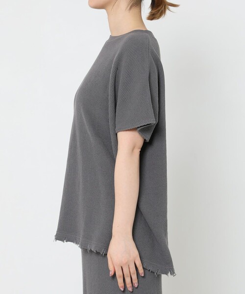 Sig FREAK'S STORE（シグフリークスストア）の「ワッフルスカートセットアップ（セットアップ・レディース・ダークグレー/ベージュ・ﾌﾘ-）」の18枚目の写真