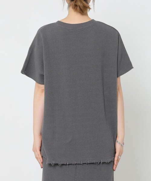 Sig FREAK'S STORE（シグフリークスストア）の「ワッフルスカートセットアップ（セットアップ・レディース・ダークグレー/ベージュ・ﾌﾘ-）」の19枚目の写真