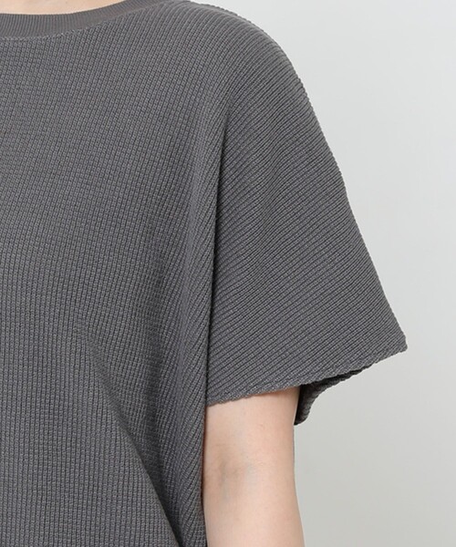 Sig FREAK'S STORE（シグフリークスストア）の「ワッフルスカートセットアップ（セットアップ・レディース・ダークグレー/ベージュ・ﾌﾘ-）」の21枚目の写真