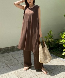 CAPRICIEUX LE'MAGE | 〈セットアイテム〉前後2WAYチュニック＆リブパンツSETUP(チュニック)