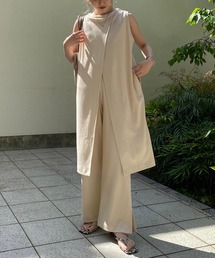 CAPRICIEUX LE'MAGE | 〈セットアイテム〉前後2WAYチュニック＆リブパンツSETUP(チュニック)