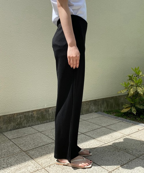 CAPRICIEUX LE'MAGE（カプリシューレマージュ）の「〈セットアイテム〉前後2WAYチュニック＆リブパンツSETUP（チュニック・レディース・アイボリー/ブラック/ブラウン・FREE）」の13枚目の写真